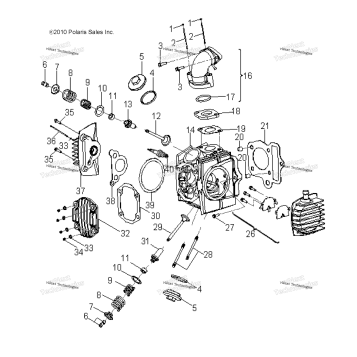 ENGINE, CYLINDER HEAD