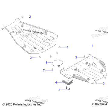 BODY, SKID PLATES
