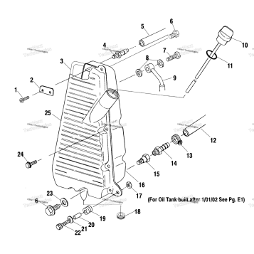 OIL TANK A02BG50AA/AC (4970027002A11)