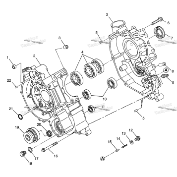 CRANKCASE MAGNUM 6X6 W97AE42A & SWEDISH MAGNUM 6X6