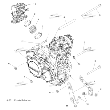 ENGINE, MOUNTING