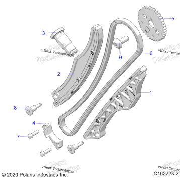 ENGINE, CAM CHAIN & SPROCKET