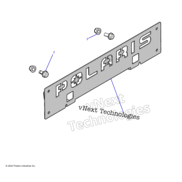 ELECTRICAL, FRONT REGISTRATION PLATE A24SLS95FN
