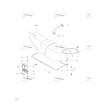 SEAT AND ENGINE COVER