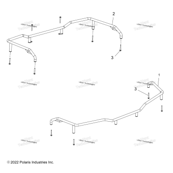 BODY, FRONT AND REAR RACK EXTENDERS A22SJS57CL )