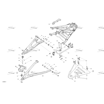 SUSPENSION - FRONT COMPONENTS - WIDTH 72 INCH