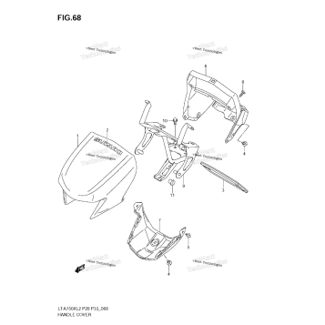 HANDLE COVER (LT-A750X L2 E28)