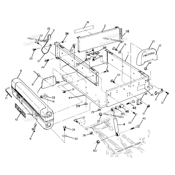 UTILITY DUMP BOX ASSEMBLY 250 6X6