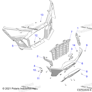 BODY, FRONT BUMPER
