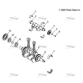 ENGINE, CRANKSHAFT