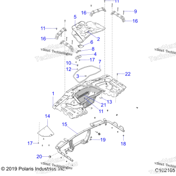 BODY, REAR RACK A20SXA85A1/A7/CA1/CA7/E85A9/AF/AP/CA9/CAF/CAP/V85AP/CAP