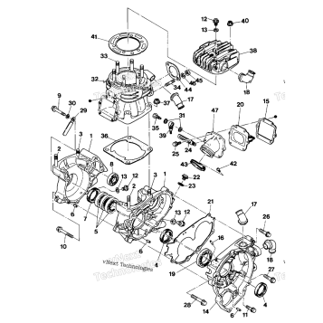 CRANKCASE & CYLINDER ASSEMBLY