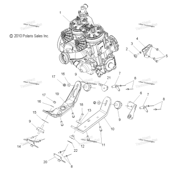ENGINE, MOUNTING