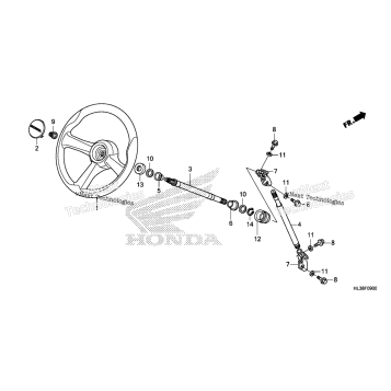 STEERING WHEEL@STEERING SHAFT (1)