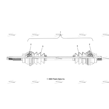 HALF SHAFT, REAR /LD27FB