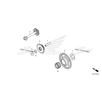 STARTING DRIVEN GEAR