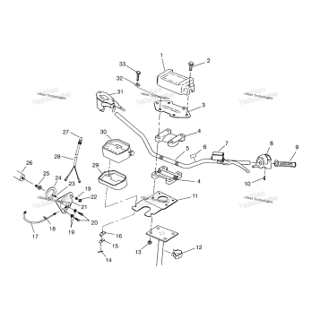 STEERING HANDLEBAR SPORTSMAN 4X4