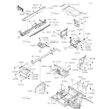 FRAME FITTINGS(REAR)