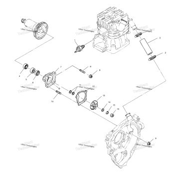 WATER PUMP W968540 (4935863586D013)