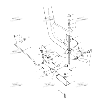 FOOT PEDAL & PARKING BRAKE