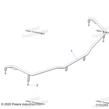BODY, FRONT RACK EXTENDER