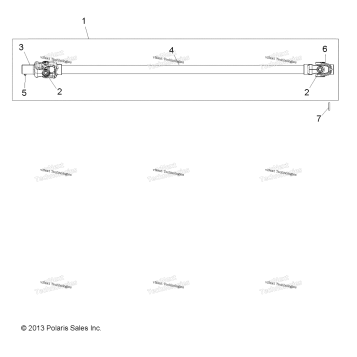DRIVE TRAIN, FRONT PROP SHAFT