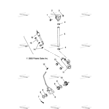 REAR MASTER CYLINDER/FOOT PEDAL