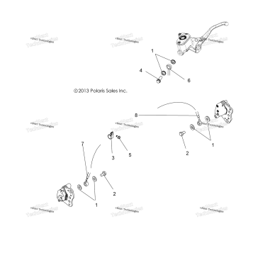 BRAKES, FRONT BRAKE LINES