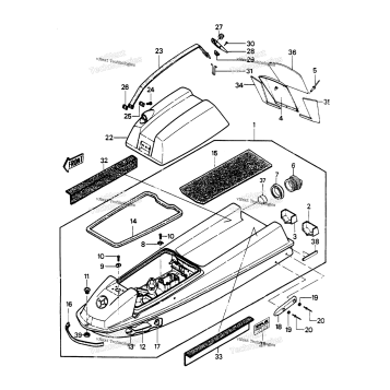 HULL/ENGINE HOOD (JS550-A6/A7)