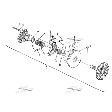 DRIVE CLUTCH ASSEMBLY TRAIL BOSS UPDATE