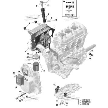 ENGINE - LUBRICATION - SYSTEM - 900 ACE