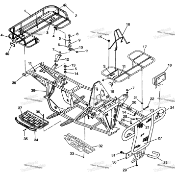 BUMPER/RACK MOUNTING SPORTSMAN 4X4
