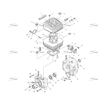CRANKCASE & CYLINDER