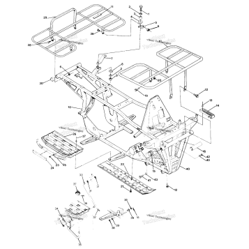 FRAME ASSEMBLY WITH RACKS 4X4UPDATED 4/89