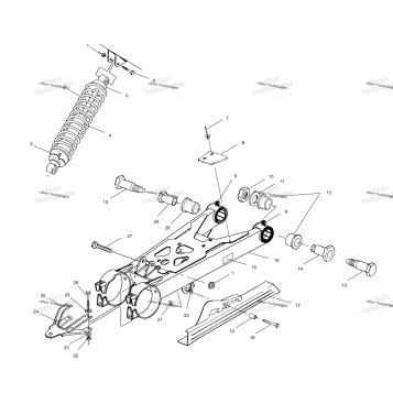 SWING ARM/SHOCK MOUNTING