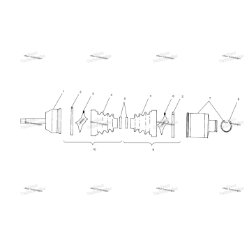 REAR DRIVE SHAFT