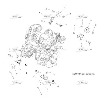 ENGINE, MOUNTING