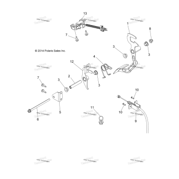 ENGINE, THROTTLE PEDAL