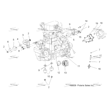 ENGINE, MOUNTING