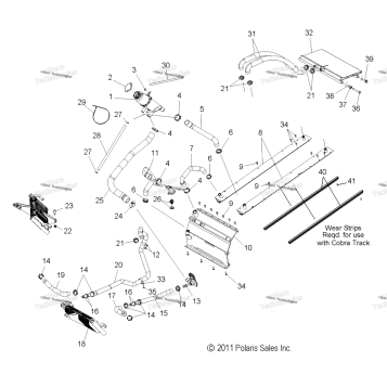 ENGINE, COOLING SYSTEM ALL OPTIONS