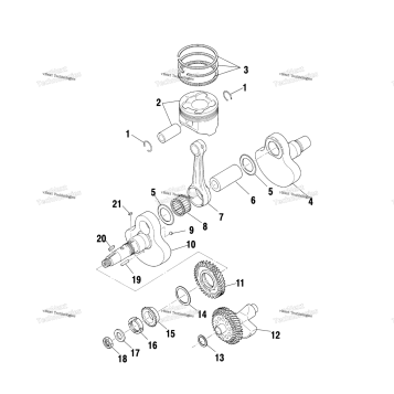 CRANKSHAFT & PISTON