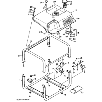 FRAME - FUEL TANK