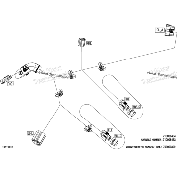 ELECTRIC - CONSOLE WIRING HARNESS - 710008433