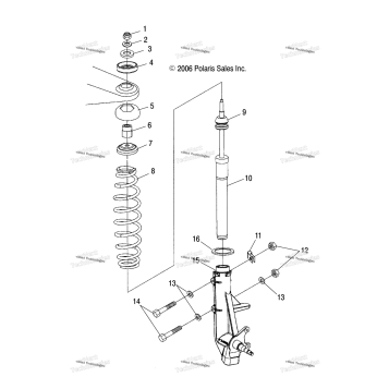 SUSPENSION, STRUT, FRONT