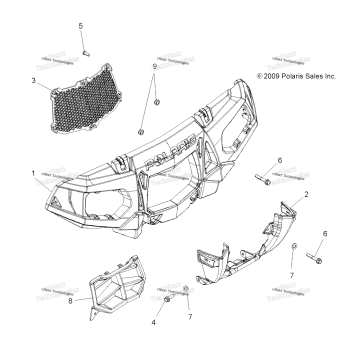 BODY, FRONT BUMPER & MOUNTING