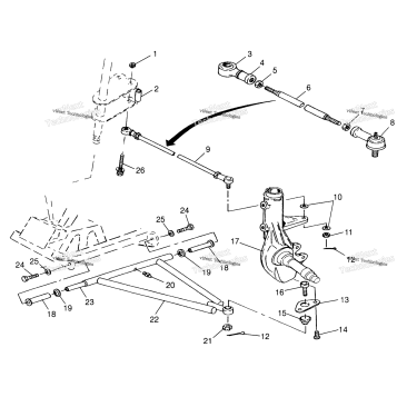 AARM/STRUT MOUNTING TRAIL BLAZER