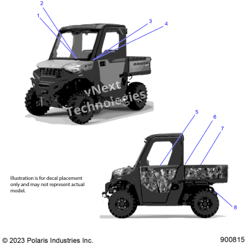 BODY, DECALS, GENERAL