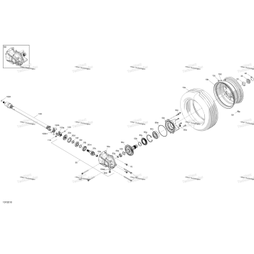 FINAL DRIVE, REAR WHEEL - PROPELLER SHAFT