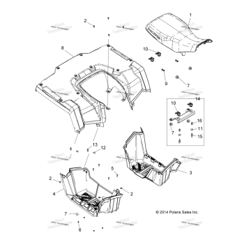 BODY, REAR CAB, SEAT & FOOTWELLS