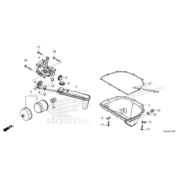 OIL PAN@OIL PUMP